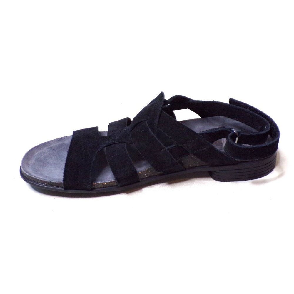 🆕MUNRO Corine Nubuck Comfort Sandals Shoes 8 Black - Picture 7 of 8